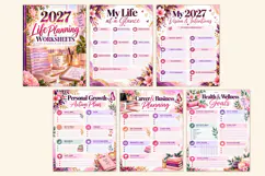 2027 Life Planning Worksheets Kdp interiors Product Image 2