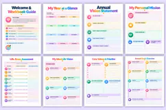 Annual Vision Planning Sheet | Annual Goals, Life Vision Product Image 2