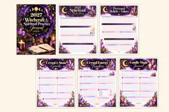 2027 Witchcraft & Spiritual Practice Journal Kdp interiors Product Image 2