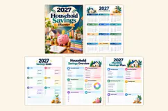 2027 Household Savings Planner Kdp interiors Product Image 2