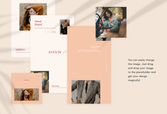 Minimalist Fashion Instagram Post &amp; Story PSD Product Image 3