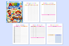 ADHD Daily Planner for Kids Canva templates Product Image 2