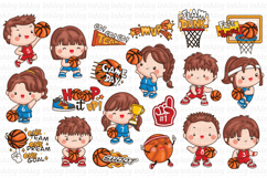 Basketball Clipart - Cute Sports Clip Art Product Image 1