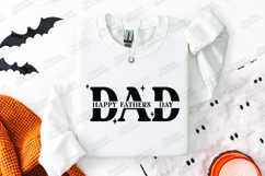 Happy Father's Day Dad SVG Retro Typographic Design PNG Product Image 2