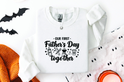 First Father's Day SVG - Together BBQ Grill Master Cut File Product Image 3
