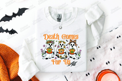 Death Comes For Us All SVG - Floral Ghost Halloween PNG Cut Product Image 3