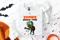 Zombie Snack Time SVG - Funny Halloween Zombie Candy File Product Image 2