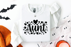 Aunt SVG - Trendy Cow Print Pattern Western Heart Design Product Image 2