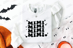 Mimi Mimi Mimi Mimi SVG Retro Typographic Sublimation PNG Product Image 2