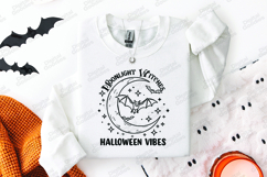Dark Flight SVG - Halloween Bat Spooky Night Cut File Product Image 2