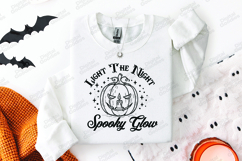 Light The Night Spooky Glow Pumpkin SVG Halloween Product Image 3