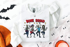 Bone Squad SVG - Halloween Skeleton Rock Band Cut File Product Image 3