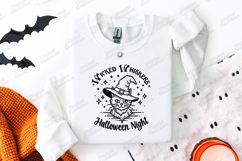 Wicked Whiskers SVG - Halloween Night Witch Cat Cut File Product Image 3
