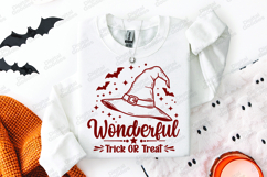 Wonderful Trick Or Treat SVG - Halloween Witch Hat Cut File Product Image 2