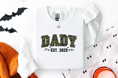 DADY SVG - Est 2025 Camo Leopard Collegiate Father Cut File Product Image 2