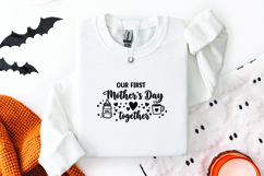 First Mother's Day SVG Together Baby Bottle Coffee Cut File Product Image 2