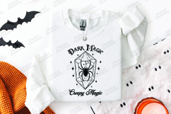 Dark Magic SVG - Creepy Magic Spider Crystal Halloween File Product Image 2