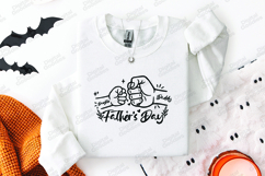 Father's Day SVG Fist Bump Daughter Daddy Sublimation PNG Product Image 2