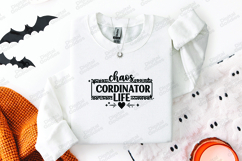 Chaos Coordinator Life SVG Leopard Frame Sublimation PNG Product Image 2