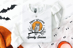 Spooky Season Owl SVG Night Watcher Halloween Sublimation Product Image 2