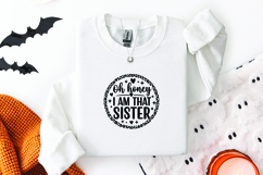 I Am That Sister SVG - Trendy Leopard Print Circle Design Product Image 2