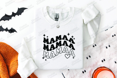 Mama Mama Mama SVG Retro Typographic Sublimation Design PNG Product Image 3