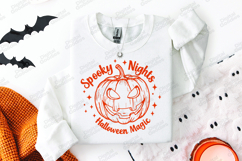 Spooky Nights SVG - Halloween Magic Pumpkin Jack O Lantern Product Image 2