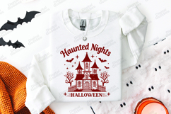 Haunted Nights SVG - Halloween Haunted Mansion Cut File Product Image 2