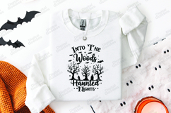 Into The Woods SVG - Haunted Nights Halloween Forest File Product Image 2