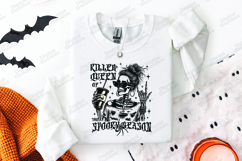 Killer Queen SVG - Spooky Season Skeleton Coffee Cut File Product Image 2