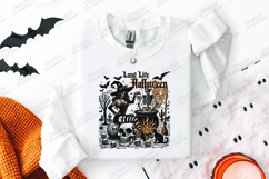 Long Live Halloween SVG - Skeleton Witch Cauldron Cut File Product Image 2