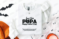 Love You Papa SVG Happy Father's Day Papa Bear PNG JPG Product Image 2