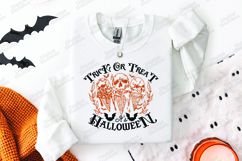 Trick Or Treat SVG - Halloween Skull Ice Cream Cone Cut File Product Image 3