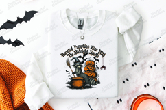 Witch Raccoon SVG - Haunted Pumpkins Midnight Spells File Product Image 3