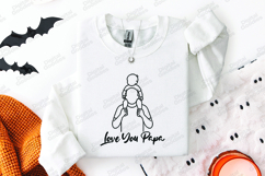 Love You Papa SVG Father and Son Sublimation Design PNG JPG Product Image 2