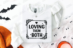 Loving Them Both SVG Leopard Print Frame Family Sublimation Product Image 2