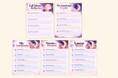 2027 Moon Magic & Self-Discovery Journal Kdp interiors Product Image 3
