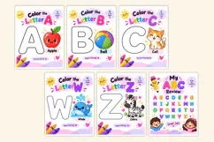ABC Coloring & Learning Book Kdp interiors Product Image 3
