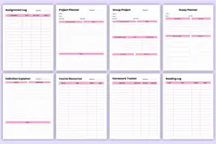 2027 Academic Success & Study Planner | Student Organizer Product Image 3