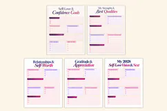2027 Confidence & Self-Love Workbook Product Image 3
