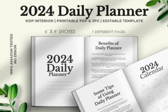 2024 Daily Planner Kdp Interior Product Image 3