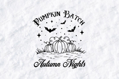 Autumn Nights Pumpkin Batch SVG Halloween Fall Sublimation Product Image 3