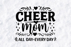 Cheer Mom All Day Every Day SVG Sports Sublimation Design Product Image 3