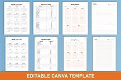 Editable 53 Week 2024 Weekly Planner Canva Product Image 3