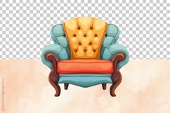 Sofa Clipart 04 variations Product Image 3