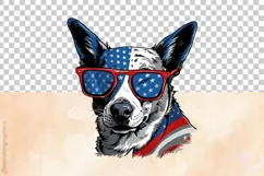 Cattle Dog 03 Variation | Patriotic Clipart | 4th of July Product Image 3