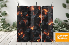 Burning Coal Seamless Pattern and Digital paper Background Product Image 3