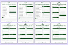 2027 Home Maintenance Log | Home Care Product Image 3