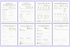 2027 Mental Wellness Workbook | Printable PDF Planner Product Image 3