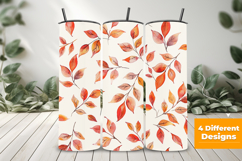 Watercolor Fall Leaves Seamless Pattern and Digital Paper Product Image 3
